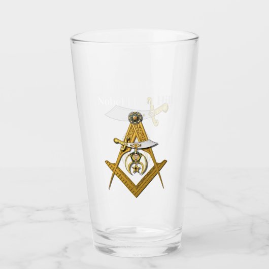 Shriners personaliseren glas (Voorkant)