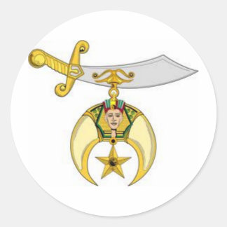 Shriners Producten Ronde Sticker