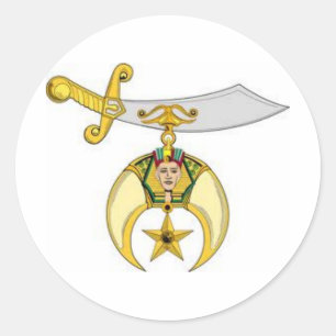 Shriners Producten Ronde Sticker
