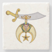 SHRINERS STENEN ONDERZETTER (Voorkant)