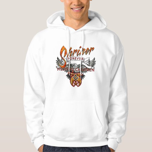 Shriners voor altijd helpen kinderen. hoodie (Voorkant)