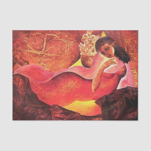 Shringaar door Amrita Sher-Gil Tissuepapier (Voorkant)