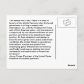 Shrinking Map of Palestine - Postcard Briefkaart (Achterkant)