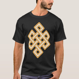 Shrivatsa Boeddhistische Mystieke Knoop Succes Ash T-shirt