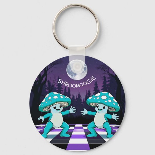 Shroom Boogie Badge Sleutelhanger (Voorkant)