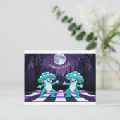 Shroom Boogie Tshirt Briefkaart (Staand voorkant)