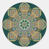 Shroom Circle Sticker (Voorkant)