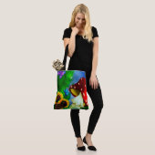 Shroom Gully Whimsical Fantasy Art Tote Bag (Op model)