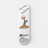 Shroom Kaboom Persoonlijk Skateboard (Voorkant)