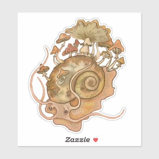 Shroom Slak Sticker (Vel)