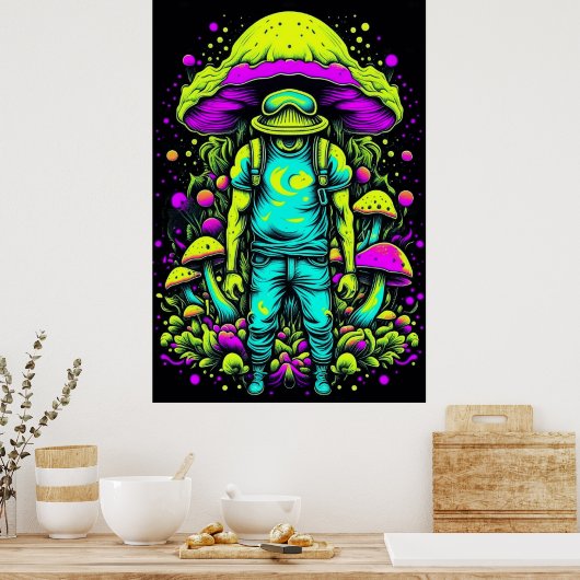 Shroom Top Lunch Poster (Keuken)