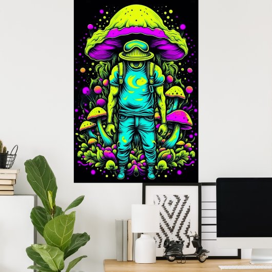 Shroom Top Lunch Poster (Thuiskantoor)