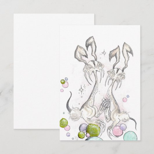 Shroombunnies Bedankkaart (Voorkant / Achterkant)