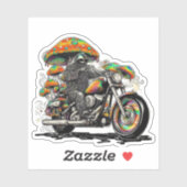 Shroomed Skeleton Cruise Sticker (Vel)