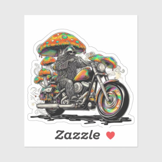 Shroomed Skeleton Cruise Sticker (Vel)
