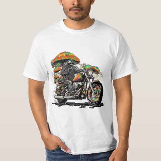 Shroomed Skeleton Cruise T-shirt (Voorkant)