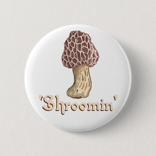 Shroomin Ronde Button 5,7 Cm (Voorkant)
