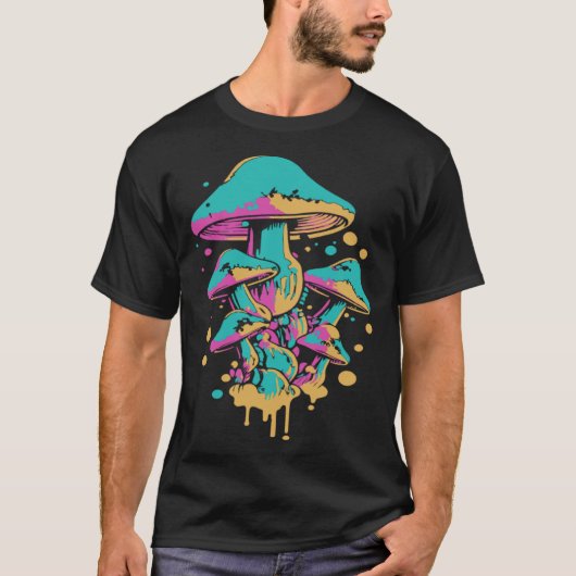 Shrooming Hunter Mycology Mushrooming Fungi Mushr T-shirt (Voorkant)