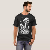 Shrooming Mushrooming Mycologie Hunter Schimmels M T-shirt (Voorkant volledig)