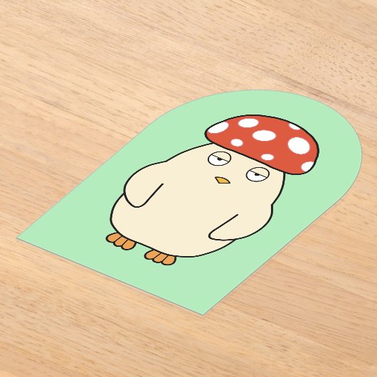Shroompey Chick Acryl Uitnodigingen (Laagn)