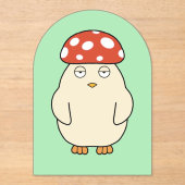 Shroompey Chick Acryl Uitnodigingen (Voorkant)