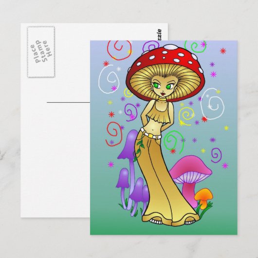 Shroomy2-Briefkaart Briefkaart (Voorkant / Achterkant)