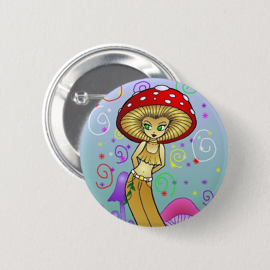 Shroomy 2 Button (Voorkant /achterkant)