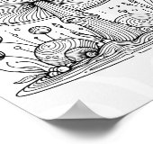 SHROOMY Poster papier (mat) (Hoek)