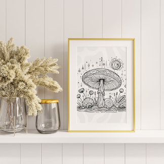 SHROOMY Poster papier (mat)