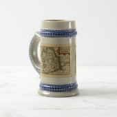 Shropshire County England Oude antiquarische kaart Bierpul (Voorkant links)