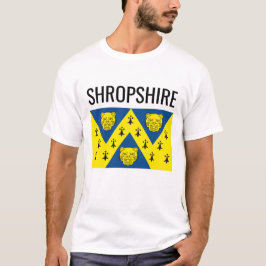 Shropshire // English County Flag T-shirt