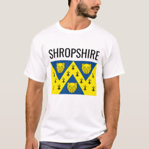 Shropshire // English County Flag T-shirt