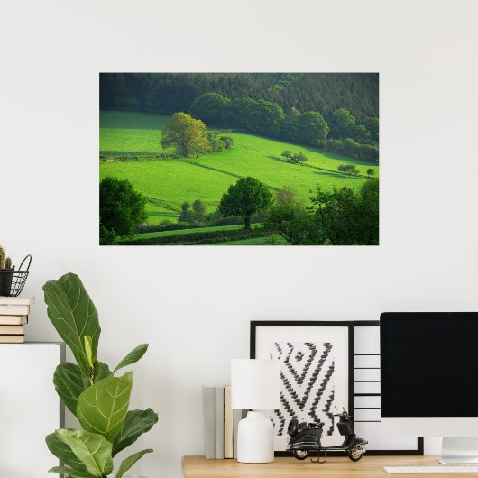 Shropshire Hills Poster (Thuiskantoor)
