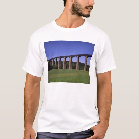 Shropshire Union Canal Aqueduct, Pont Cysyllte T-shirt (Voorkant)