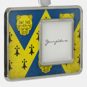 Shropshire Verzilverd Omlijst Ornament (Rechts)