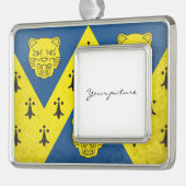 Shropshire Verzilverd Omlijst Ornament (Links)