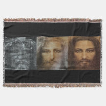 Shroud of Jesus tapestry blanket