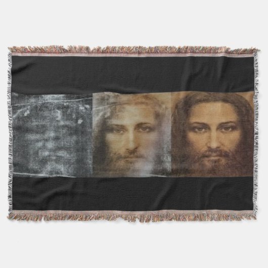 Shroud of Jesus tapestry blanket Deken (Voorkant)