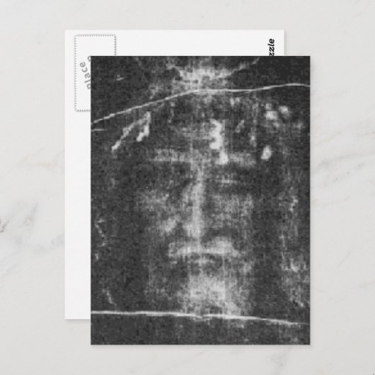 Shroud of Turin Briefkaart (Voorkant / Achterkant)