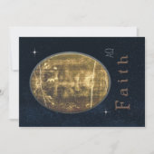 Shroud of Turin Feestdagenkaart (Voorkant)
