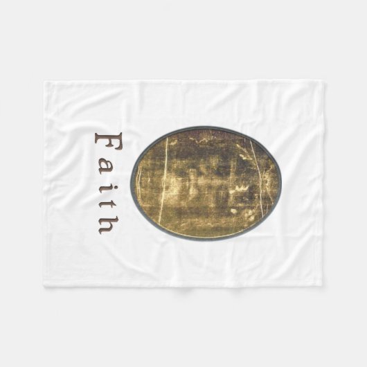 Shroud of Turin gifts Fleece Deken (Voorkant (Horizontaal))
