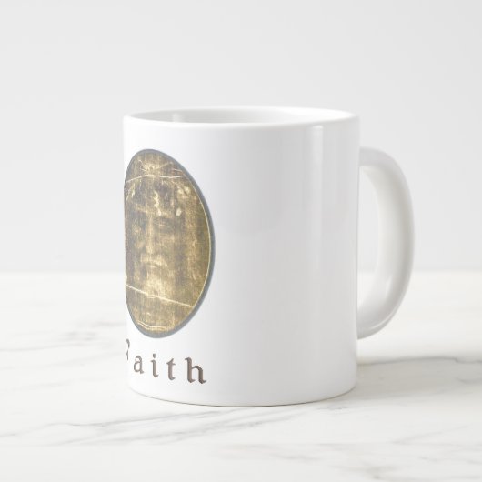 Shroud of Turin Grote Koffiekop (Voorkant rechts)
