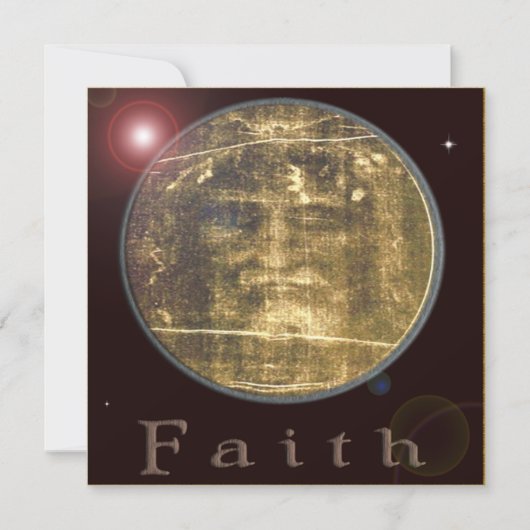 Shroud of Turin invintation (Voorkant)