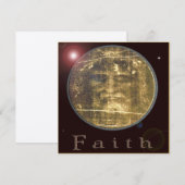 Shroud of Turin invintation (Voorkant / Achterkant)