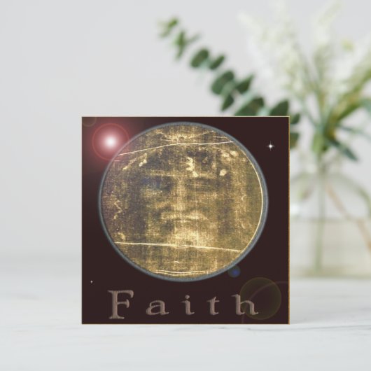 Shroud of Turin invintation (Staand voorkant)