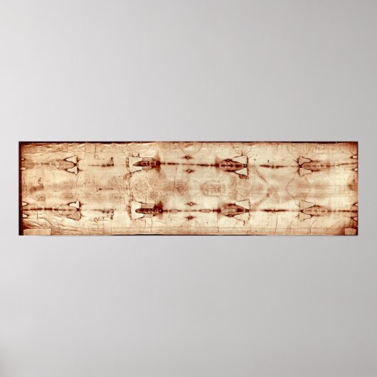 Shroud of Turin Jesus Burial Cloth Poster (Voorkant)