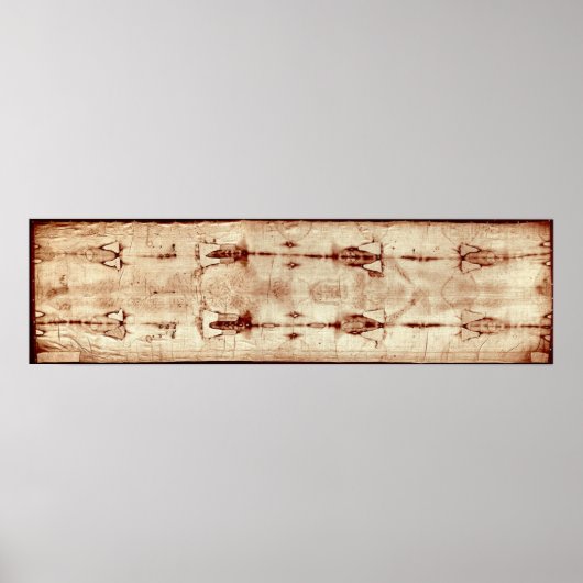 Shroud of Turin Jesus Burial Cloth Poster (Voorkant)
