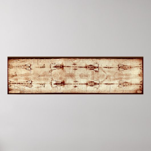 Shroud of Turin Jesus Burial Cloth Poster (Voorkant)