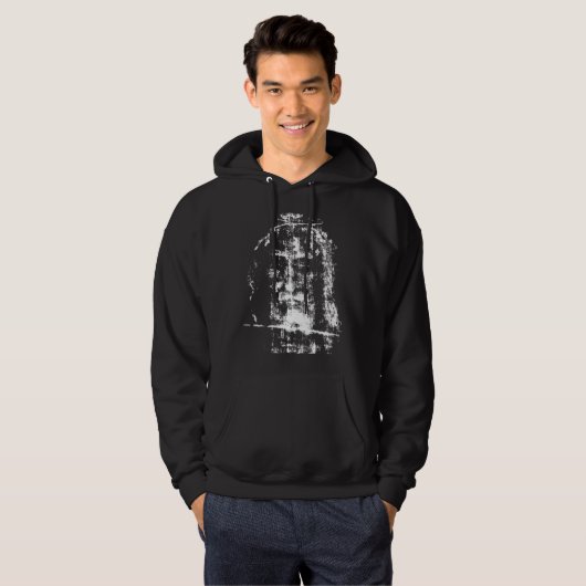 Shroud of Turin Jesus Christ Face T-ShirtThe Turin Hoodie (Voorkant volledig)