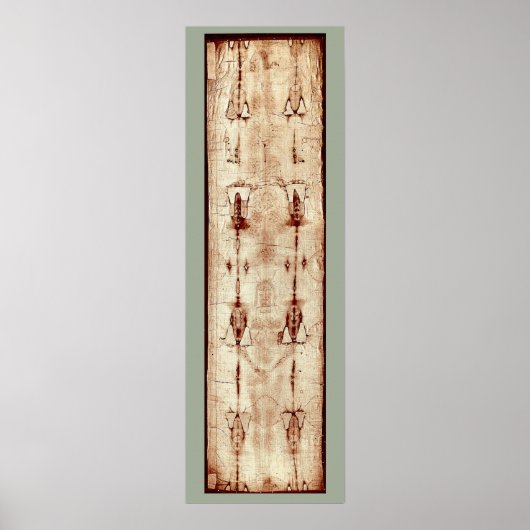 Shroud of Turin Jesus Christus Burial Cloth Poster (Voorkant)